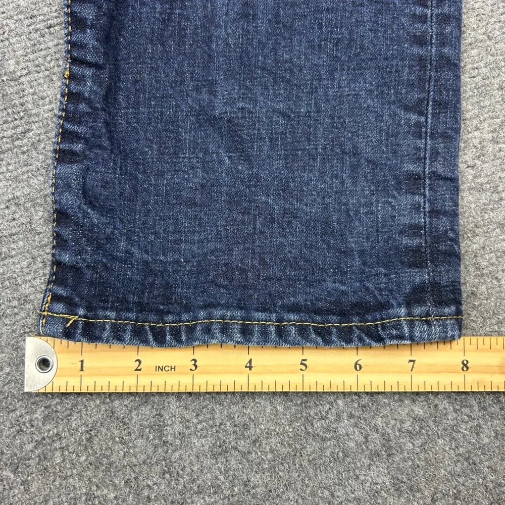 Polo Ralph Lauren Varick Slim Straight Jeans Mens 38x30 Dark Wash Stretch Denim